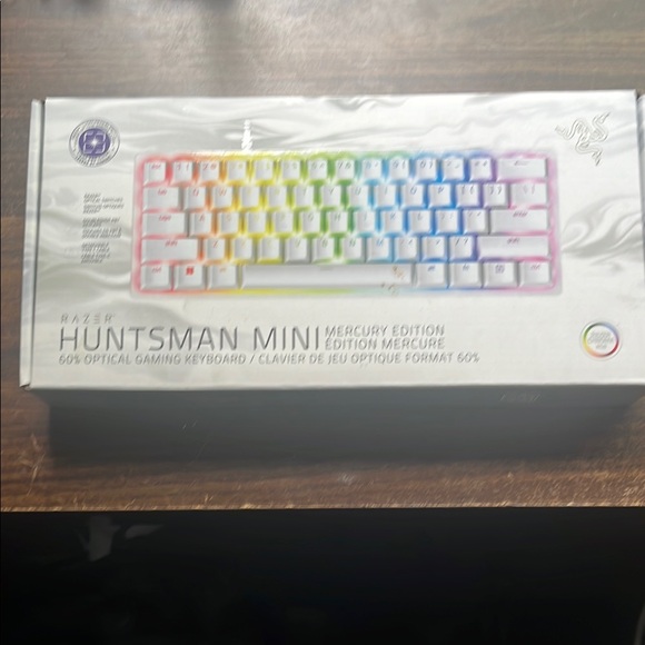 Razer Huntsman Mini Mercury Edition Keyboard with RGB - Picture 1 of 5